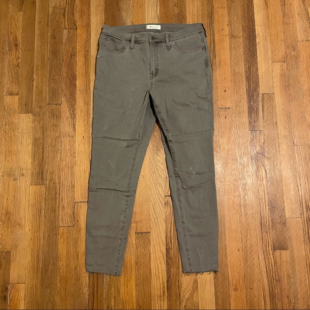 Madewell 9” High-arise Skinny Jeans- Gray